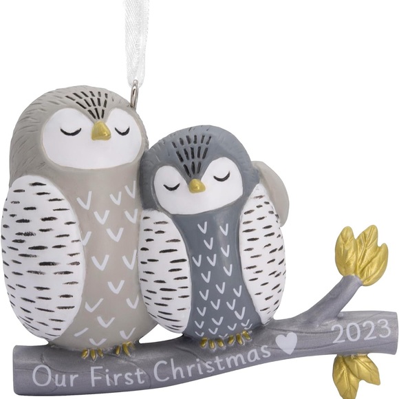 Hallmark Our First Christmas Owls 2023 Christmas Ornament - Picture 3 of 8
